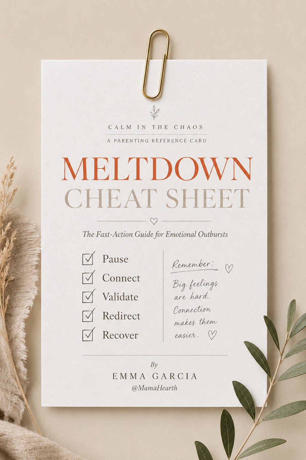 Meltdown Cheat Sheet — included bonus